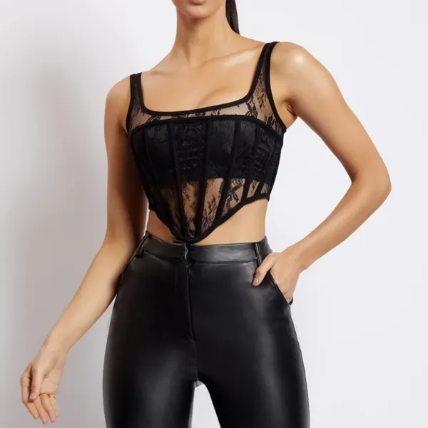 bustier-dentelle-noir-transparent Korzet na chrbticu predaj